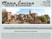 Tablet Screenshot of mama-cucina.com